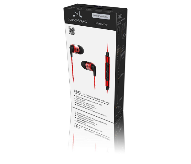 SoundMagic E80C Black-Red - 439266 - zdjęcie 3